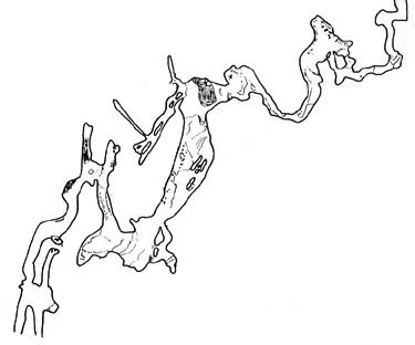 Mappa grotta della Basura